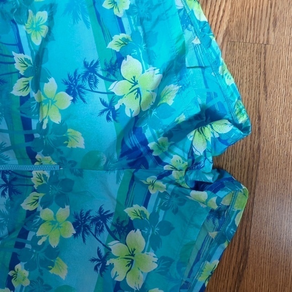 Catalina Swim Shorts Swim Bottoms Women's Plus Size 1X Floral Hawaiian Pockets - Picture 2 of 6
